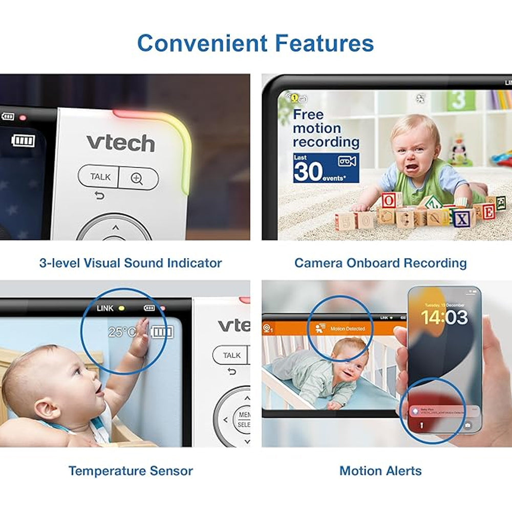 VTech 2-Camera HD Video Monitor With Remote Access