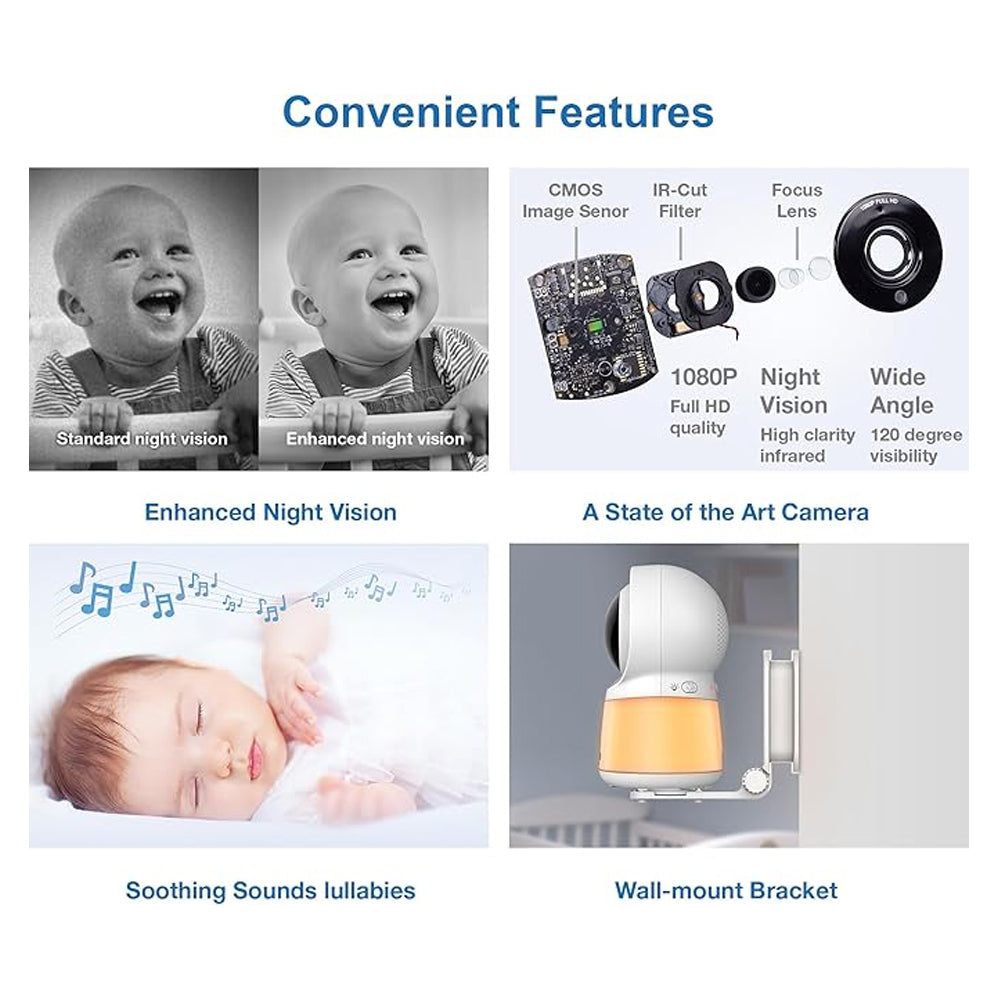 VTech 2-Camera HD Video Monitor With Remote Access