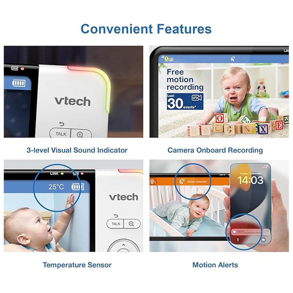 VTech 2-Camera HD Pan & Tilt Video Monitor With Remote Access
