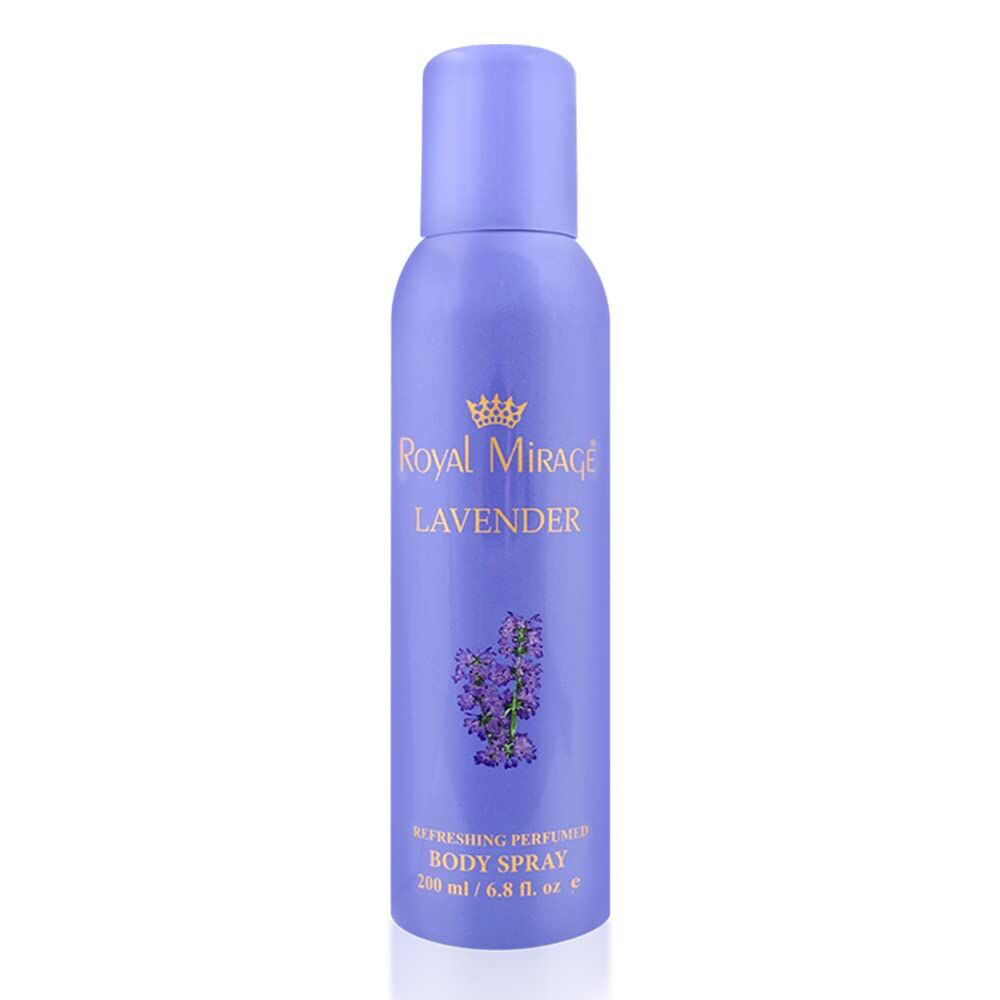 Royal Mirage Lavender Body Fragrance Spray For Women 200ml