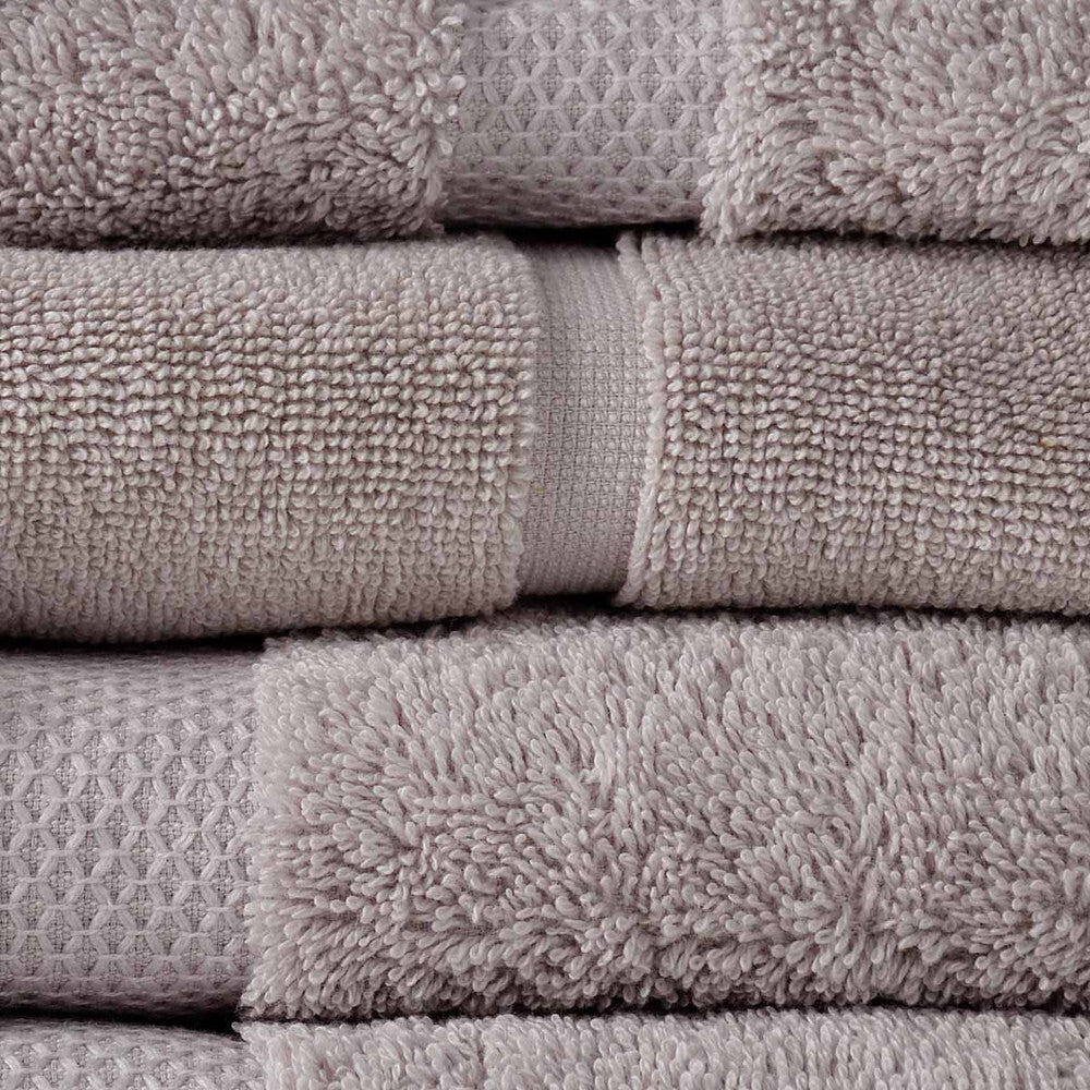 2pc Canningvale Royal Splendour Bath Sheet Set Storm Grey