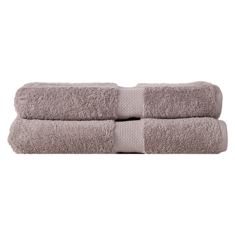 2pc Canningvale Royal Splendour Bath Sheet Set Storm Grey