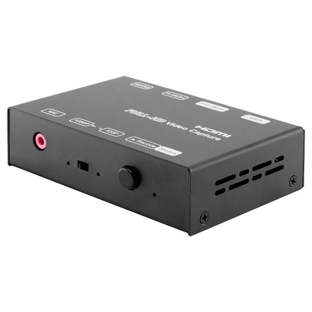Pro2 1080P Full HD Video Capture Recording Device Hub w/ HDMI Input Black