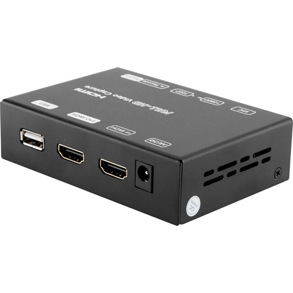 Pro2 1080P Full HD Video Capture Recording Device Hub w/ HDMI Input Black