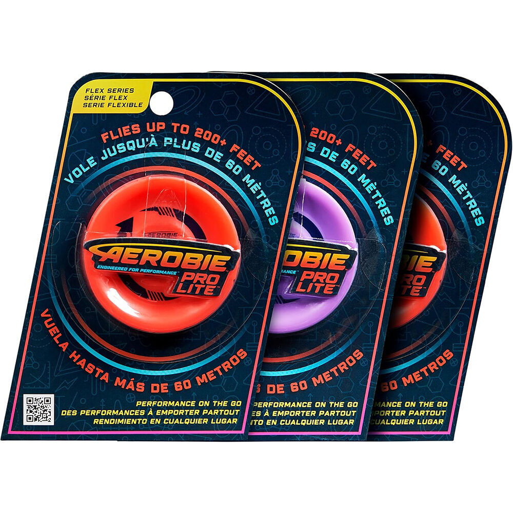 Aerobie Pro Lite Kids Outdoor Game Mini Soft Flying Disc Assorted