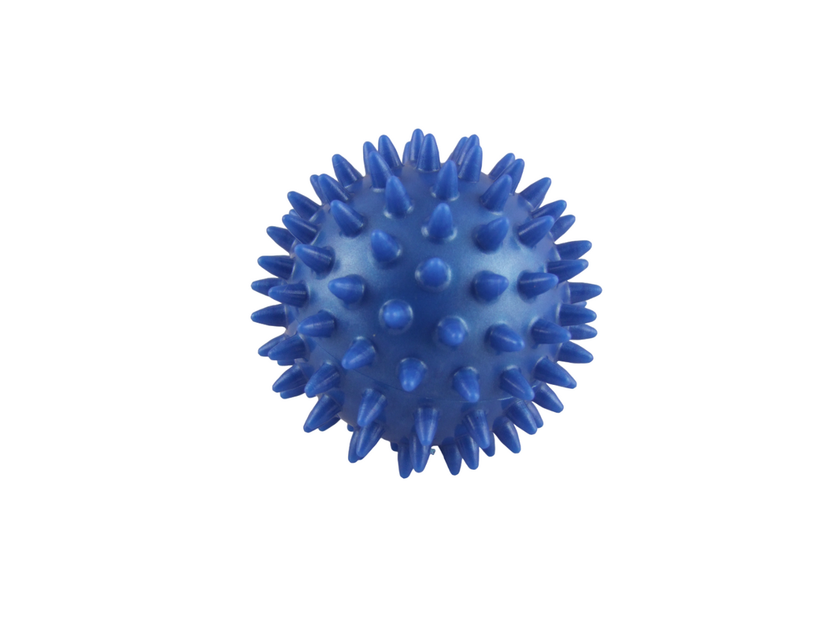 3PK Body Sculpture Spiky Squeeze Hand Massage Ball Sensory Stress Relief Blue