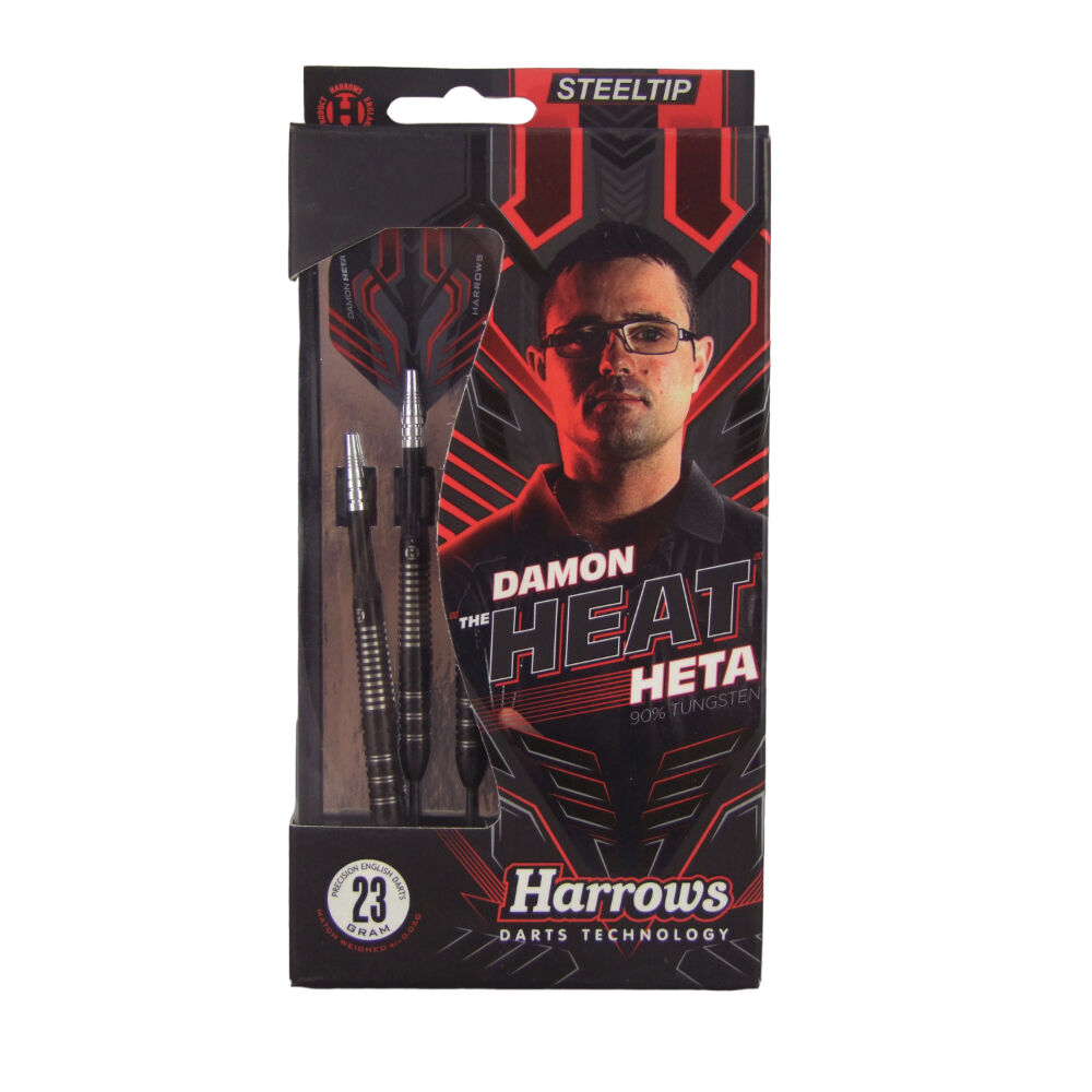 4pc Harrows Damon Heta Signature Dart Flights Shafts -90% Tungsten