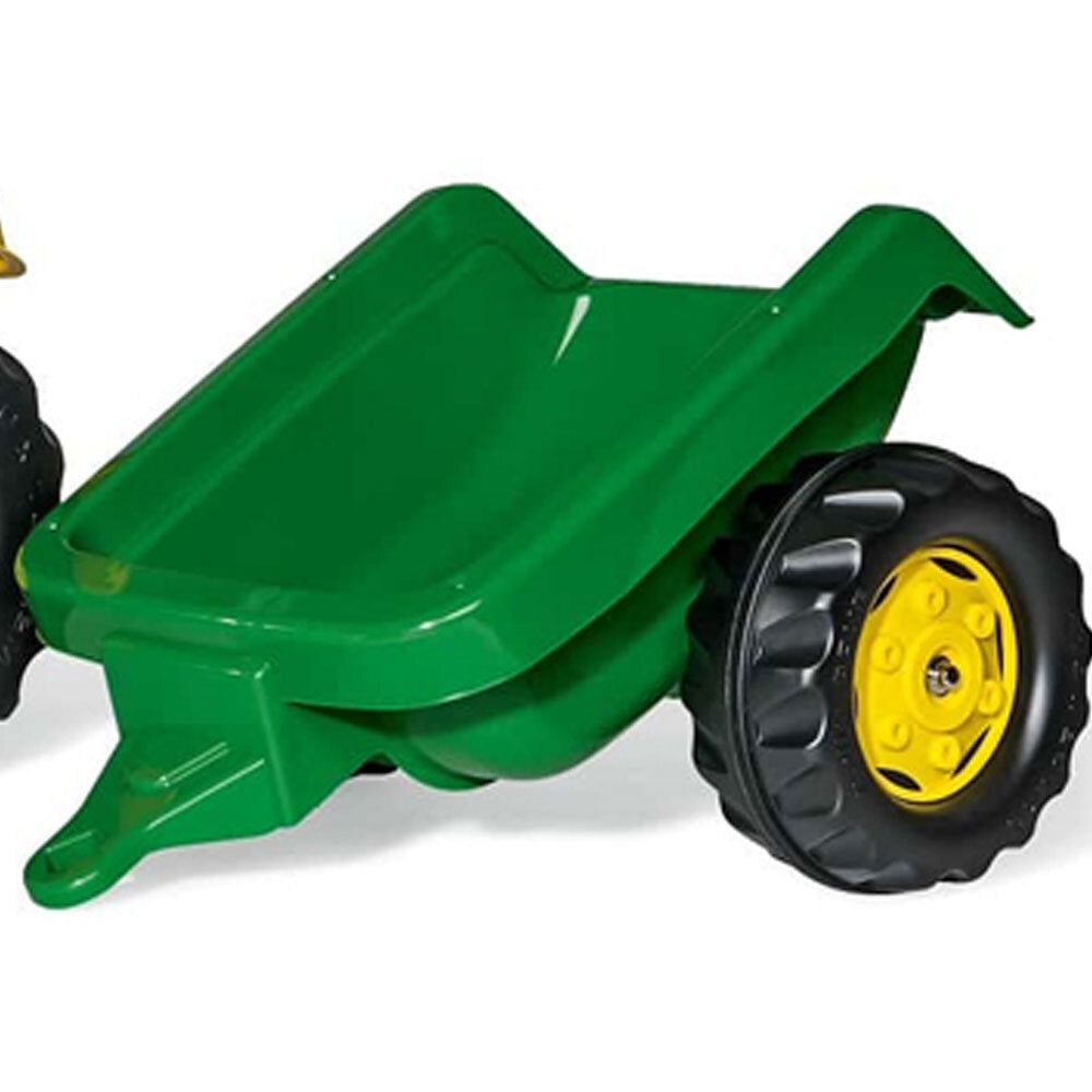 John Deere Classic Ride On Toy Tractor w/Trailer Kids 3y+