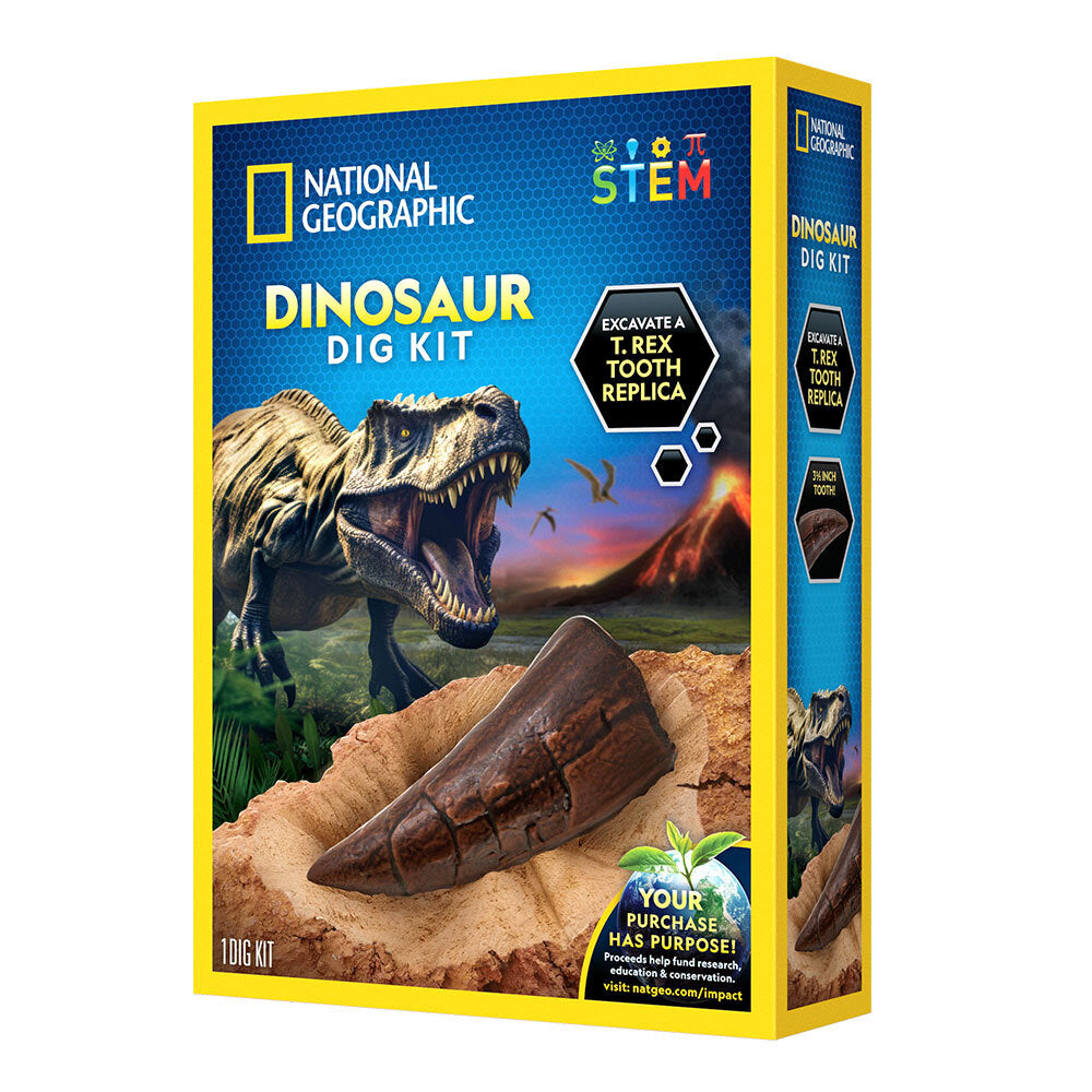 National Geographic Dinosaur Dig Kit Kids Activity Toy 8+