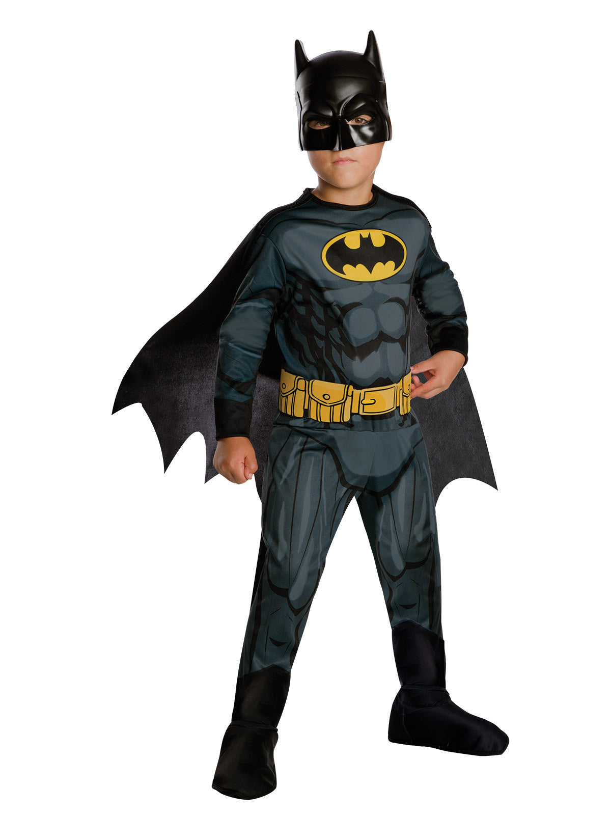 Dc Comics Batman Classic Kids Boys Dress Up Costume - Size 3-5 Yrs