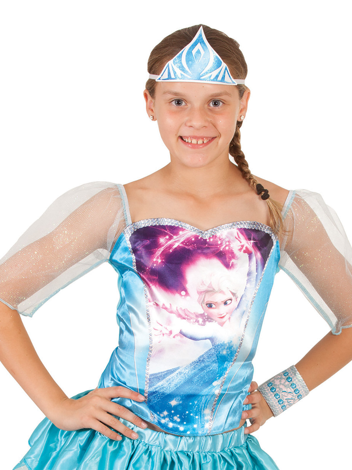 2PK Disney Elsa Princess Frozen Kids/Girls Top - Size 6+