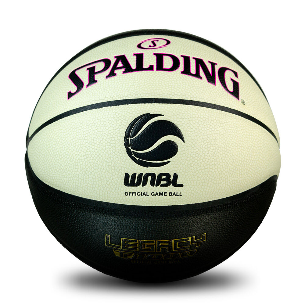 Spalding Official WNBL Game Ball Indoor Basketball Size 6 Black/White