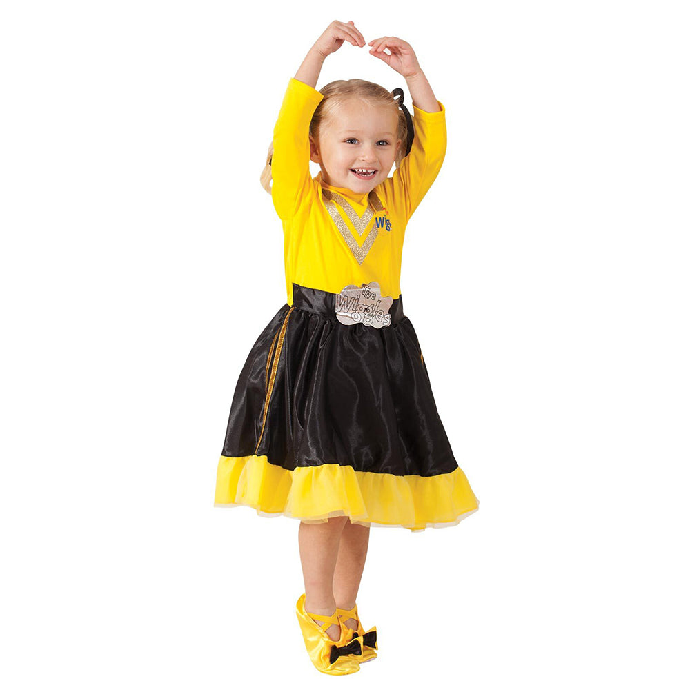 The Wiggles Yellow Themed Novelty Kids/Childrens Slippers 3+