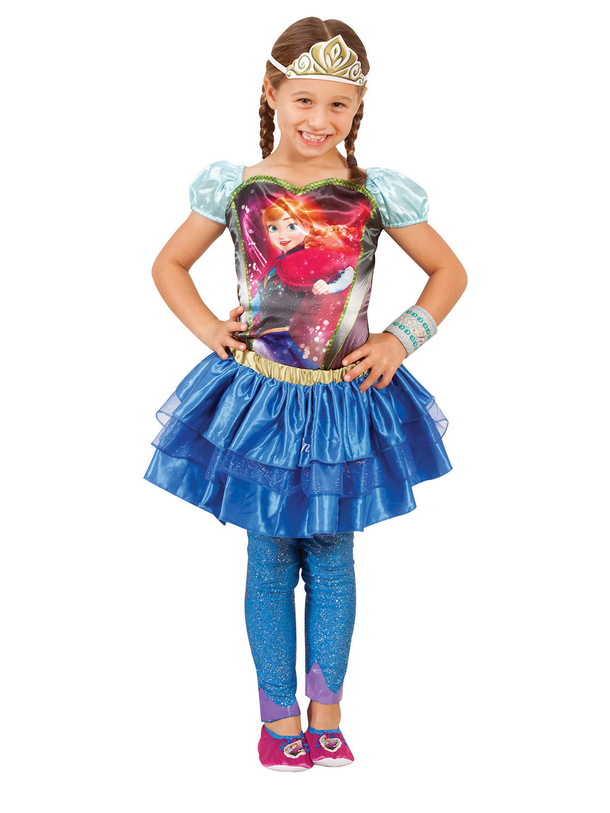 2PK Rubies Anna Princess Top Kids Dress Up Costume - Size 6+