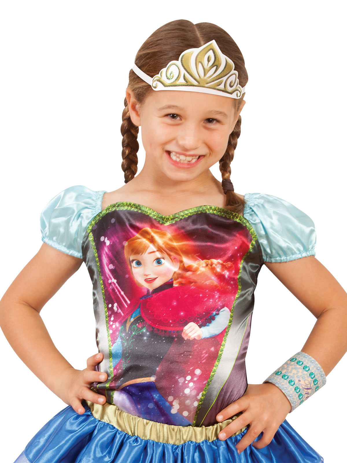 2PK Rubies Anna Princess Top Kids Dress Up Costume - Size 6+
