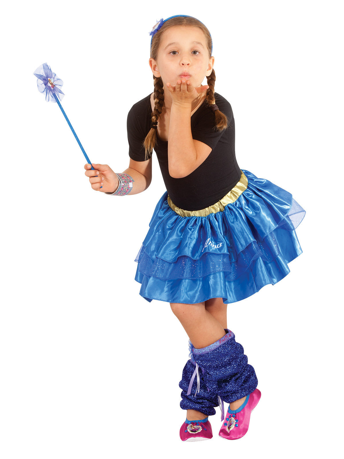 3PK Disney Frozen Anna Headband & Wand Custom Accessory