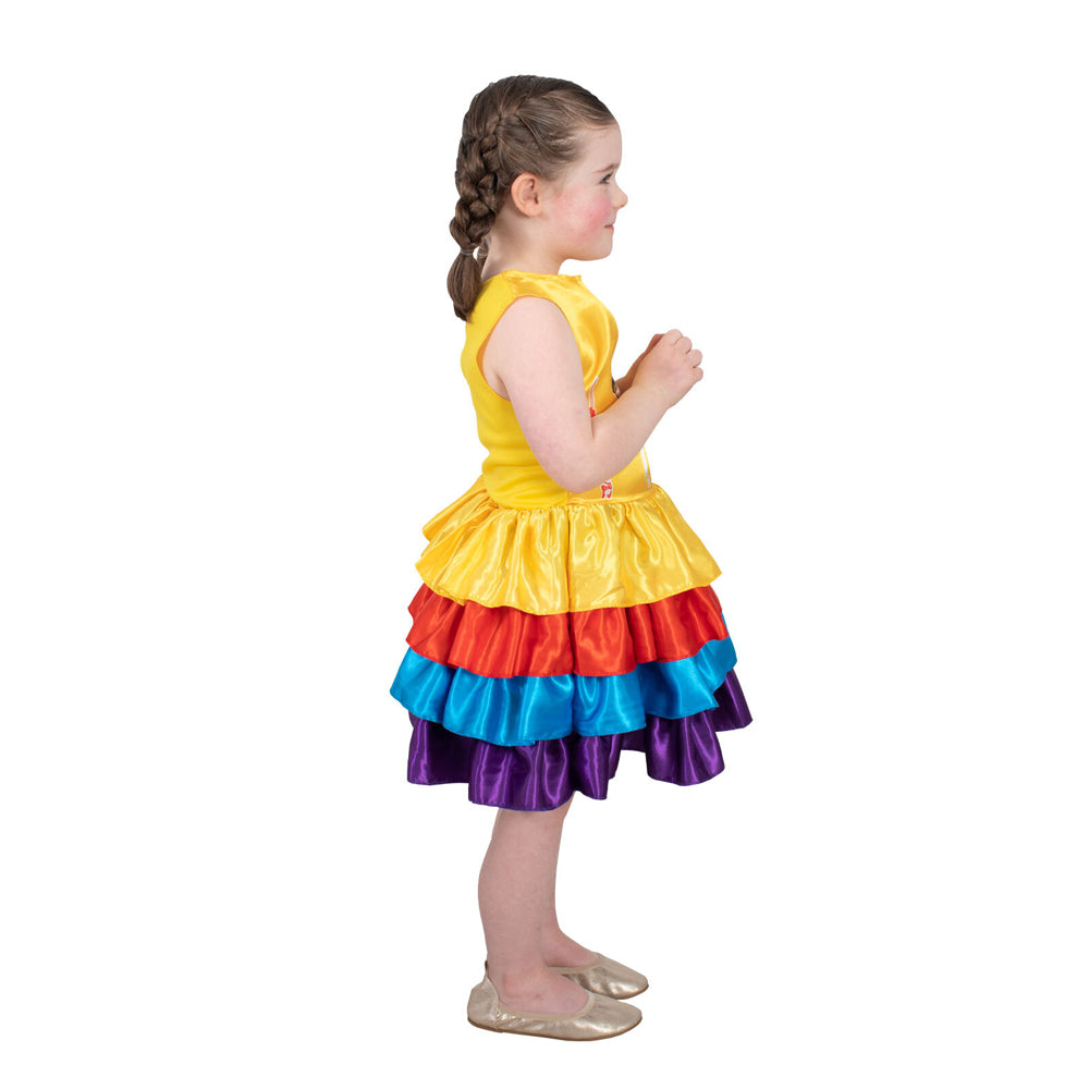 The Wiggles Wiggles Ballerina Multi-Coloured Dress Costume Party Dress-Up - Size 3-5y