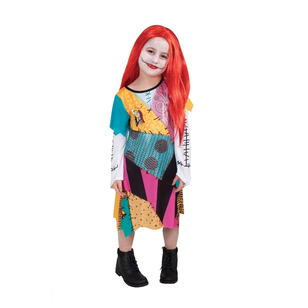 The Nightmare Before Christmas Sally Finkelstein Deluxe Costume Party Dress-Up - Size 9-10y