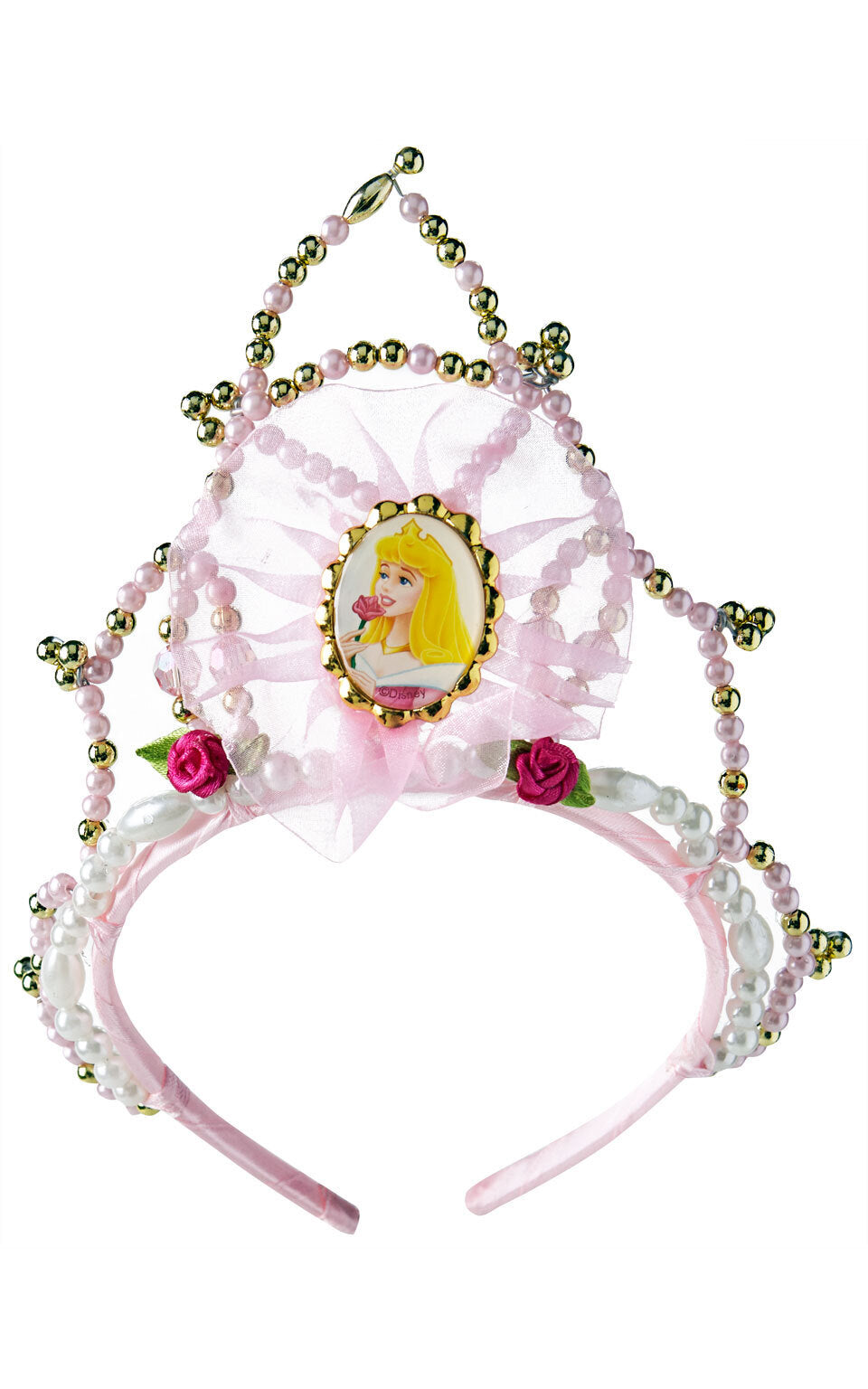 2PK Disney Princess Girls Sleeping Beauty Beaded Tiara Costume Accessory