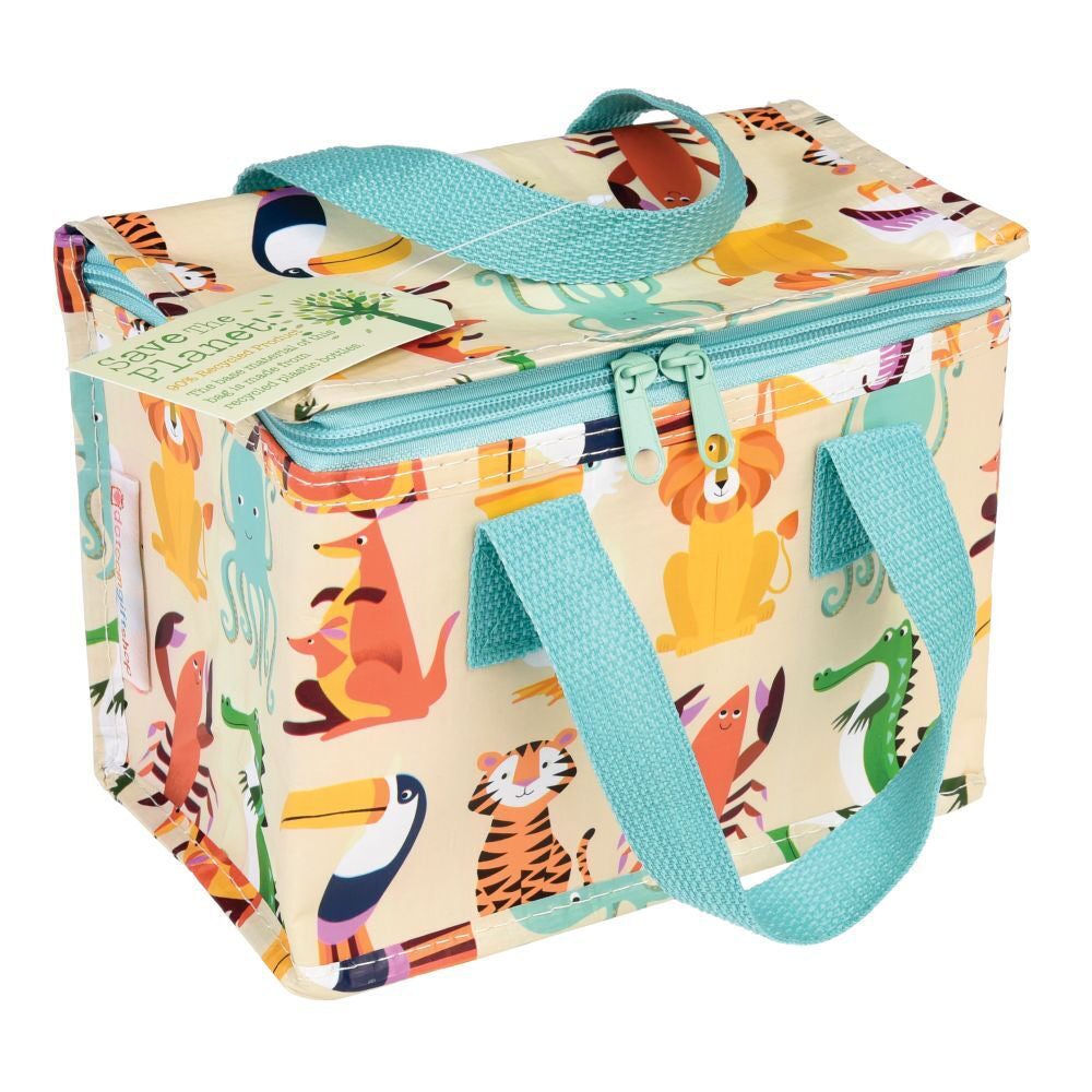 3PK Rex London Kids Insulated Lunch Bag 21x16cm - Colourful Creatures