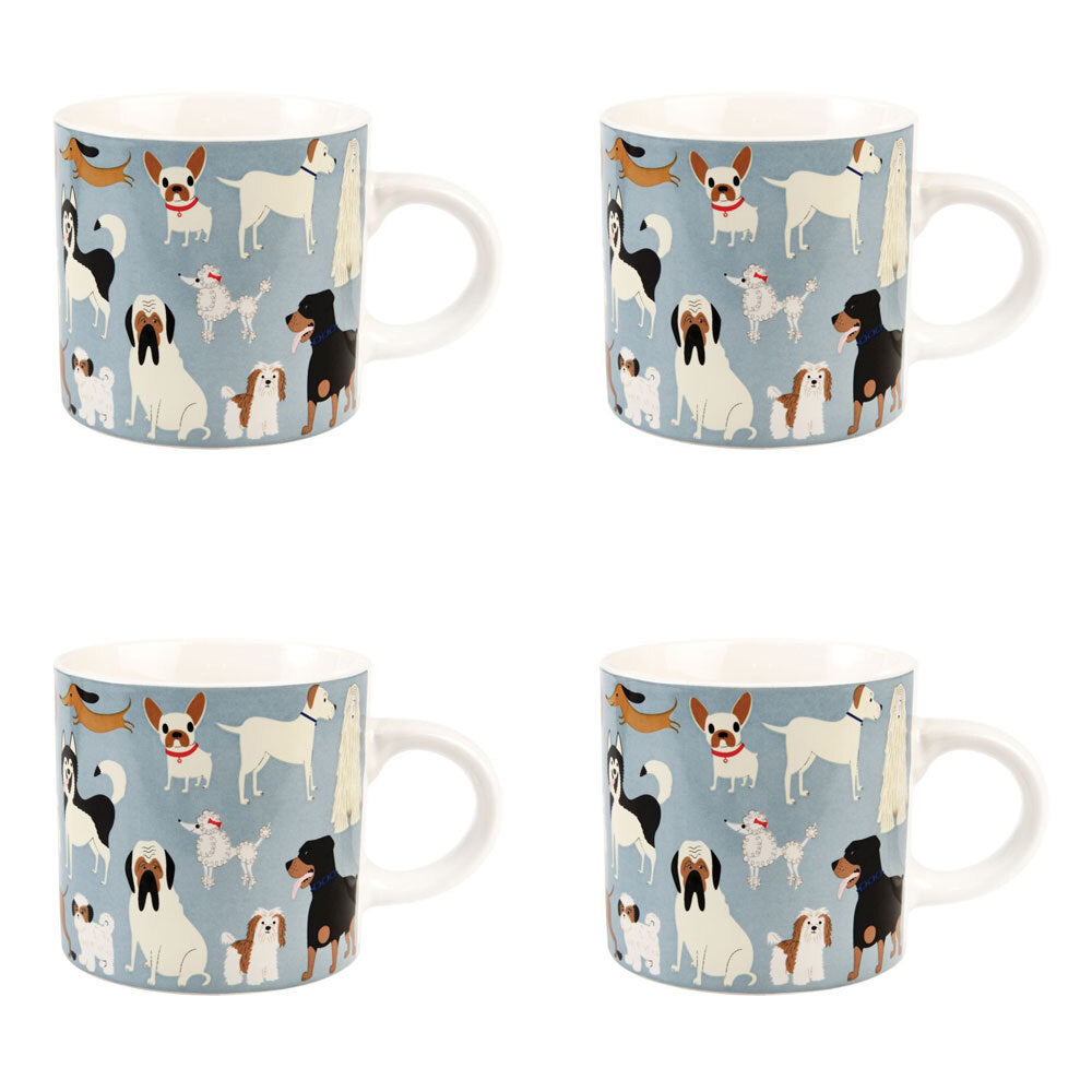4PK Rex London 350ml Ceramic Coffee Mug w/ Handle - Best in Show
