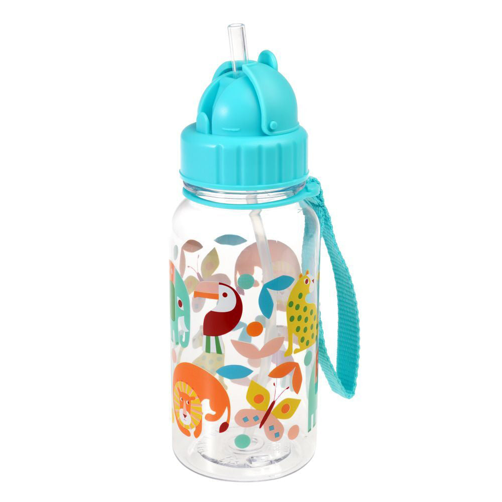 Rex London Kids/Child 500ml Plastic Water Bottle - Wild Wonders