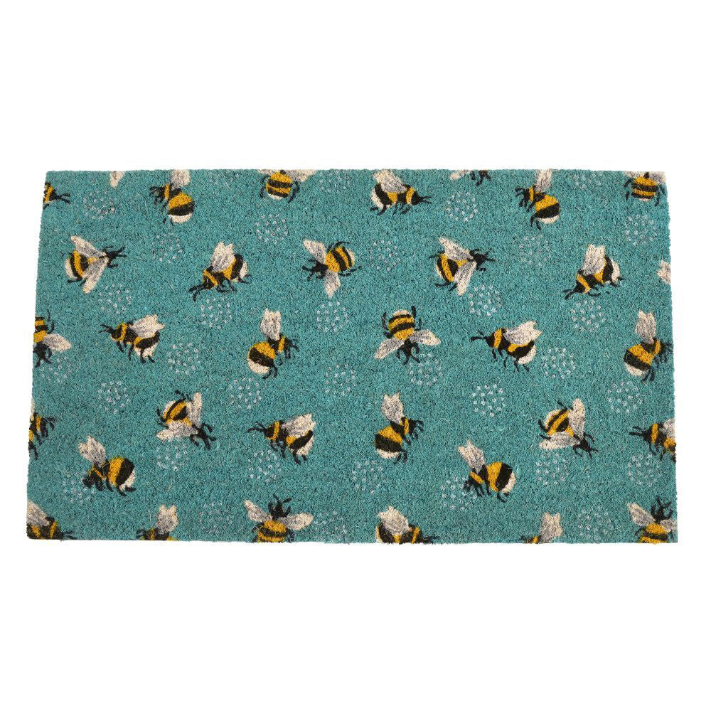 Rex London Coir Outdoor Doormat 73x43cm - Bumblebee