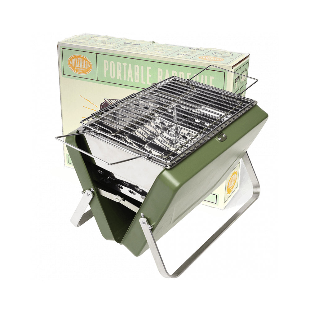 Rex London Portable Suitcase BBQ Griller 23x30cm - Khaki