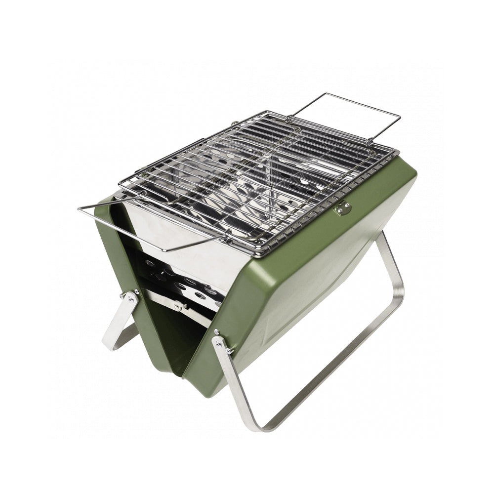 Rex London Portable Suitcase BBQ Griller 23x30cm - Khaki