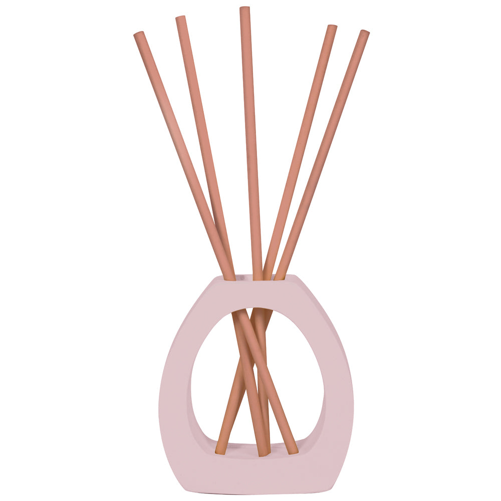 2PK Arome Ambiance Arch Series Liquidless Reed Diffuser Set Peach Oolong Scent