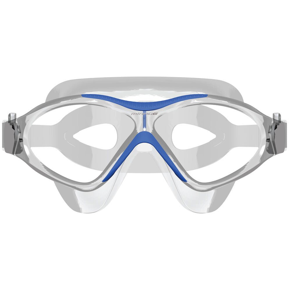 2PK Mirage Junior Lethal Oversized Silicone Swimming Goggles Blue