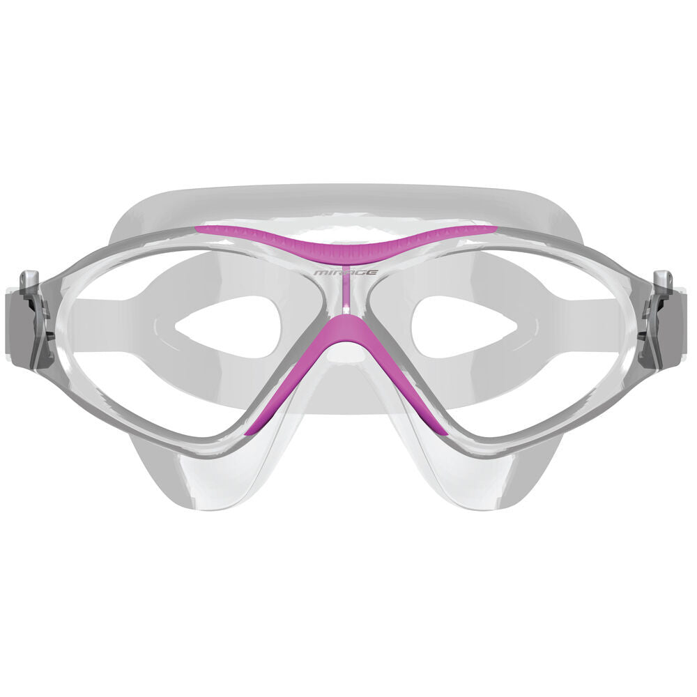 2PK Mirage Junior Lethal Oversized Silicone Swimming Goggles Pink