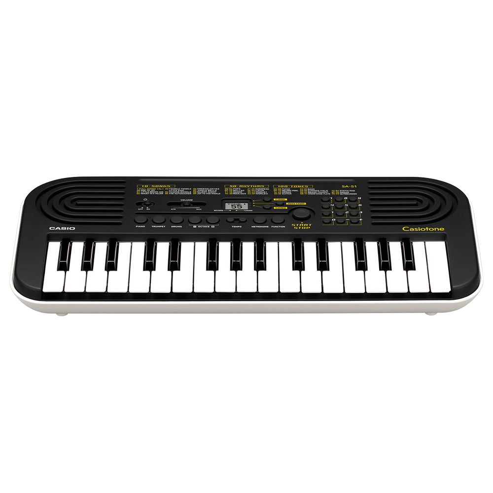 Casio SA-51 Casiotone Mini Portable Keyboard/Piano - Black