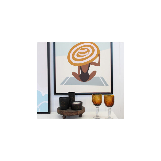 LVD Framed Canvas/Resin 60x80cm Sunbather 3 Wall Hanging Art