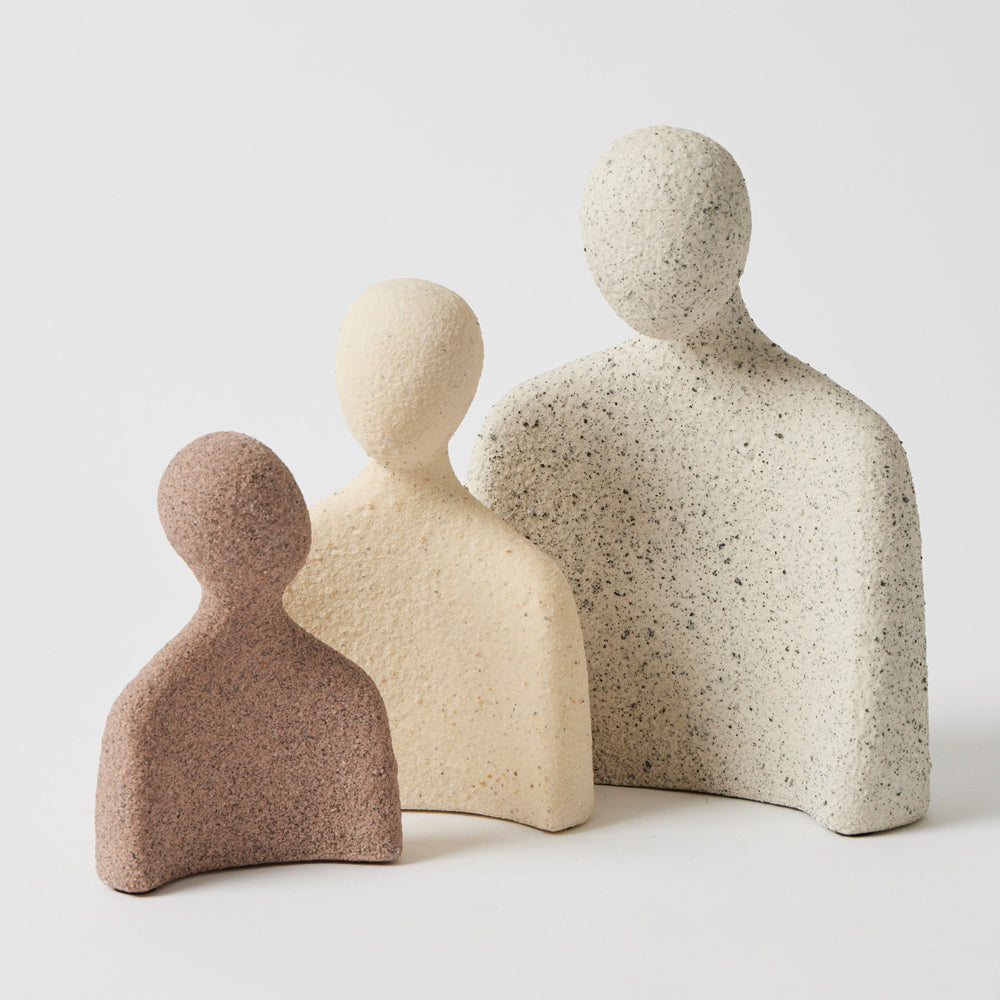 3pc Pilbeam Living Resin We Are Family Sculptures Set Home Decor