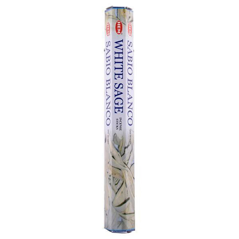6x 20pc HEM Hexa White Sage Scent Incense Sticks Meditation Fragrance