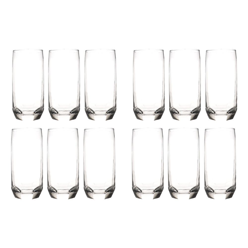2x 6pc Artcraft Sapphire Hi-Ball Juice/Wine Drinking Glass 385ml Clear
