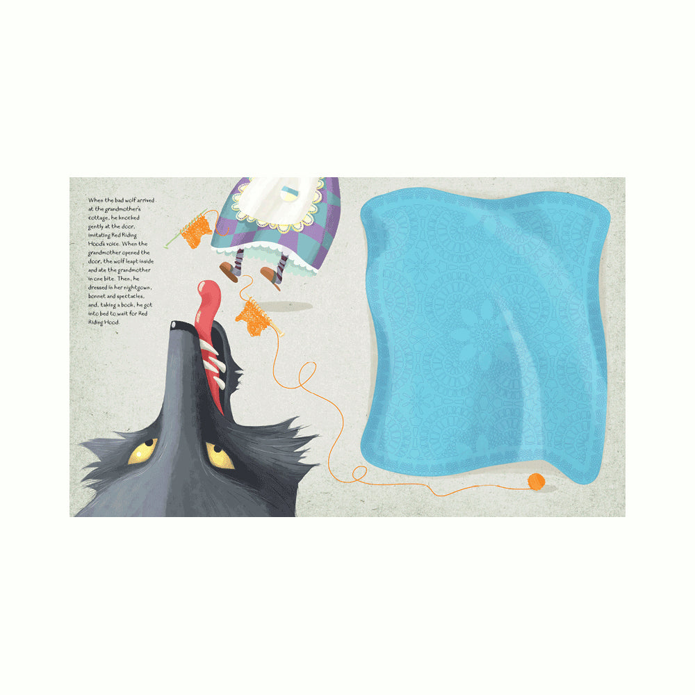 Sassi Die-Cut Fairy Tale Book Kids/Children Little Red Riding Hood 4y+