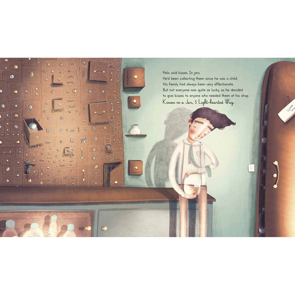 Sassi Story Telling Book Kids/Children Reading Kisses in a Jar 5y+