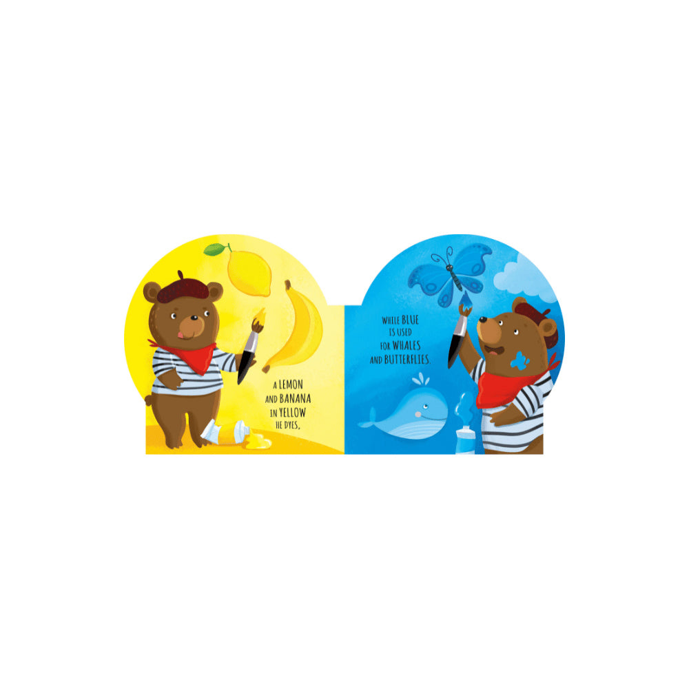 Sassi Kids/Children Educational Shaped Board Book - Colours