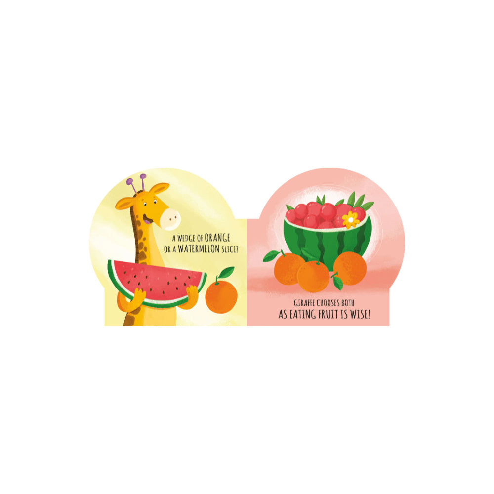 Sassi Kids/Children Educational Shaped Board Book - Fruits