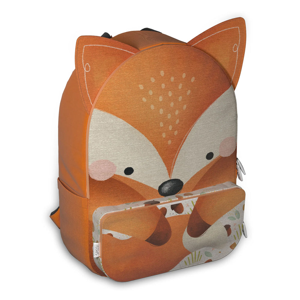 Sassi A4 Junior Cotton Backpack Crunchy The Fox 3+
