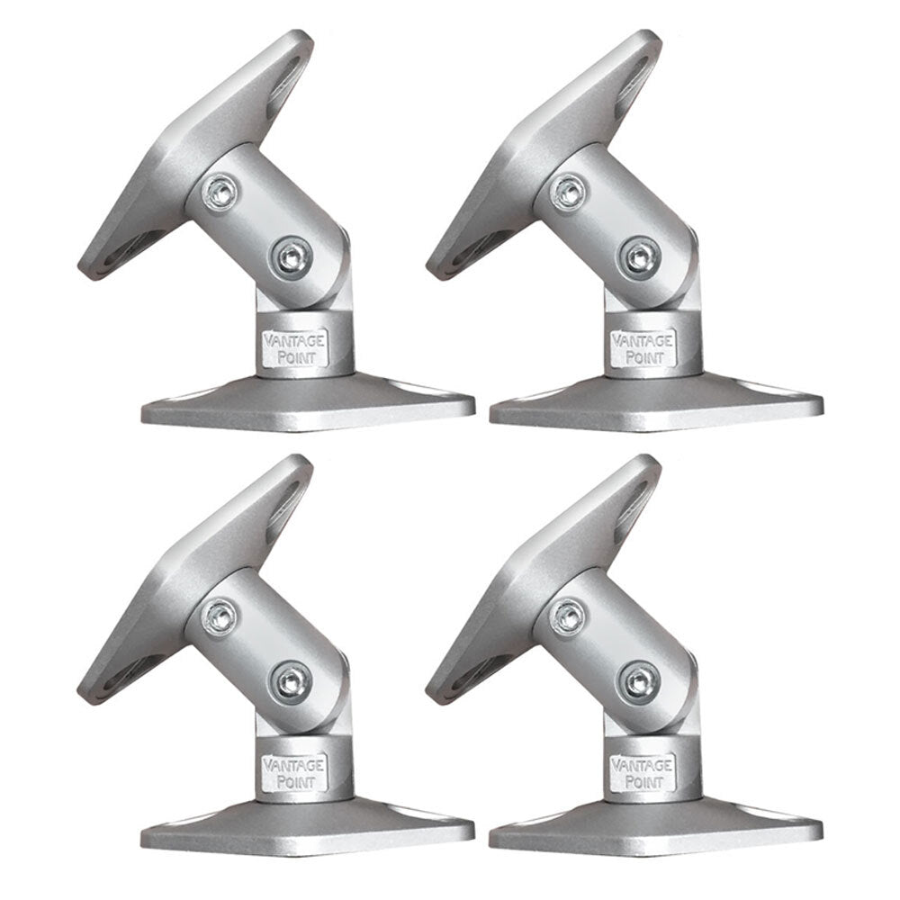 2x Sound Gear Speaker Mounts 2PK Brackets Silver