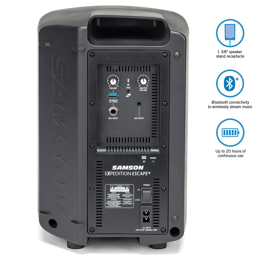 Samson Expedition Scape+ Rechargeable Bluetooth Speaker