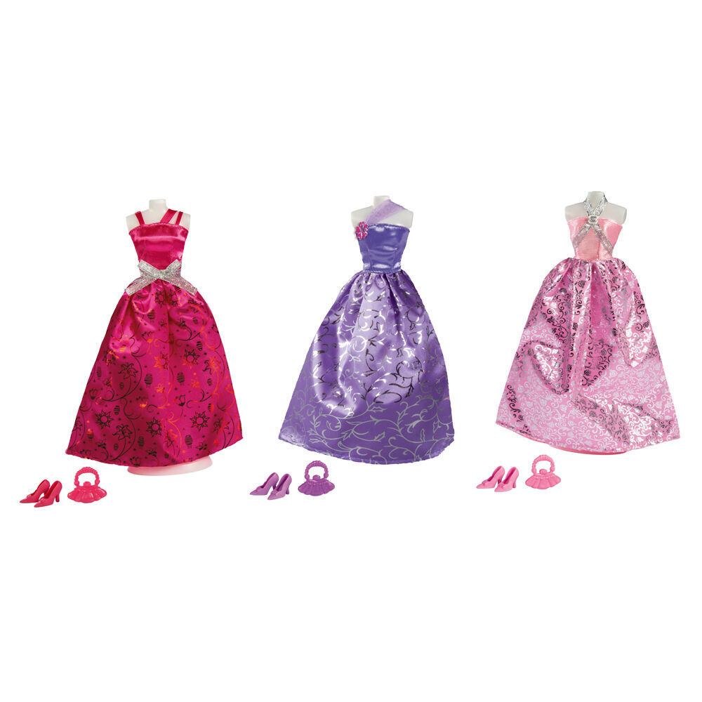 2PK Steffi Love Glamour Ball Gown Outfit Set For Dolls Kids Toy Assorted 3y+