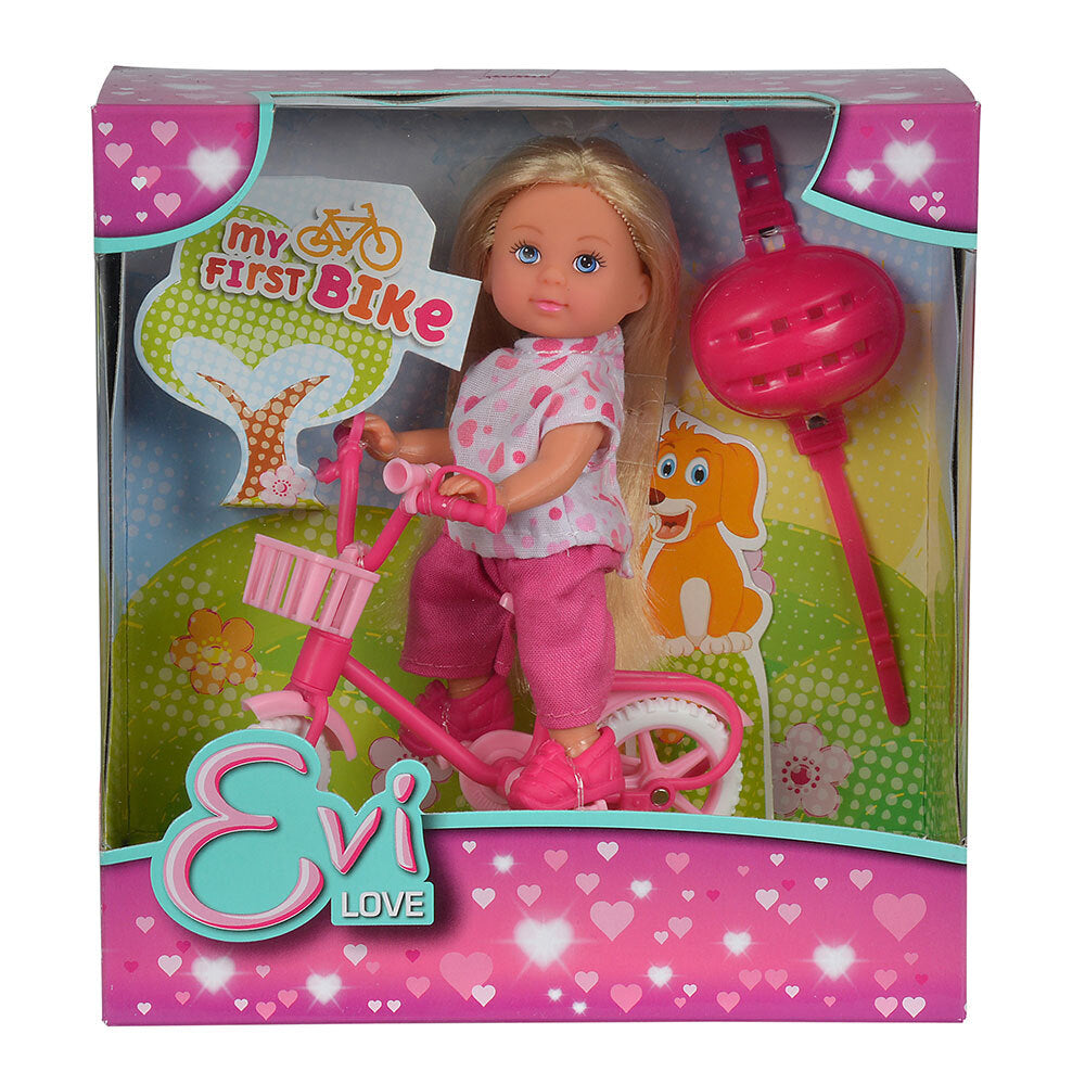 Simba Evi Love My First Bike Doll Playset Assorted Kids Imaginative Toy 3y+