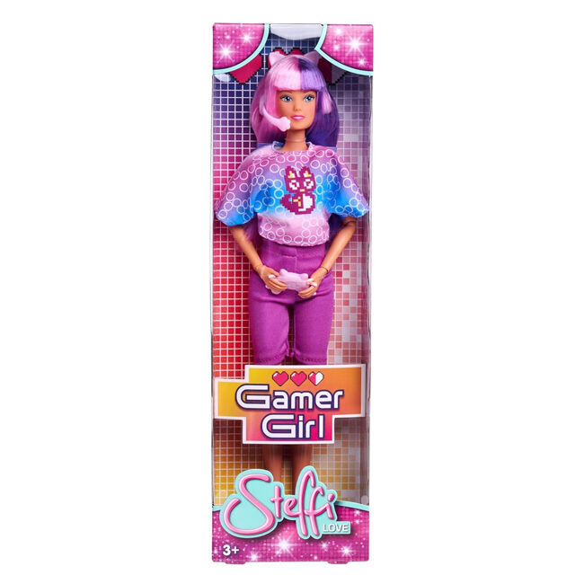 2PK Steffi Love Gamer Girl Doll w/ Accessories Playset 32.5cm Kids Toy 3y+