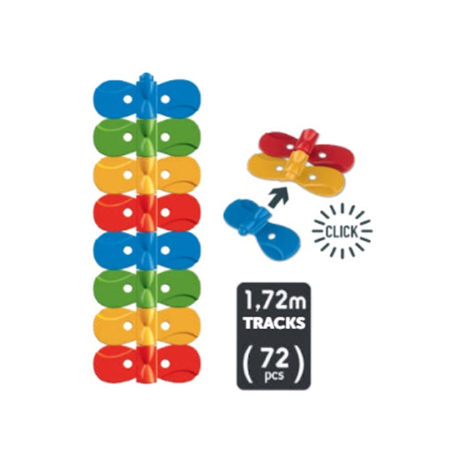 72pc Simba FleXtreme 1.72m Refill Tracks/Plates Toy 4y+