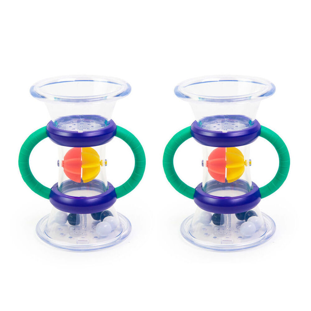 2PK Sassy Baby Double Dip Funnel Baby Bath Play Toy 6m+