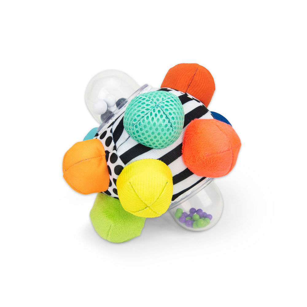 Sassy Baby Bumpy Ball Rattle Sensory Tactile Play Toy 6m+